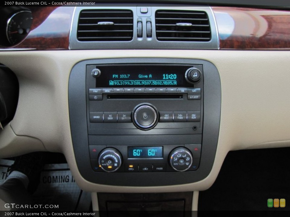 Cocoa/Cashmere Interior Controls for the 2007 Buick Lucerne CXL #69725730