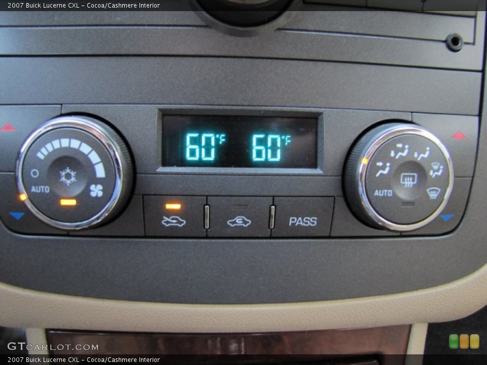 Cocoa/Cashmere Interior Controls for the 2007 Buick Lucerne CXL #69725739