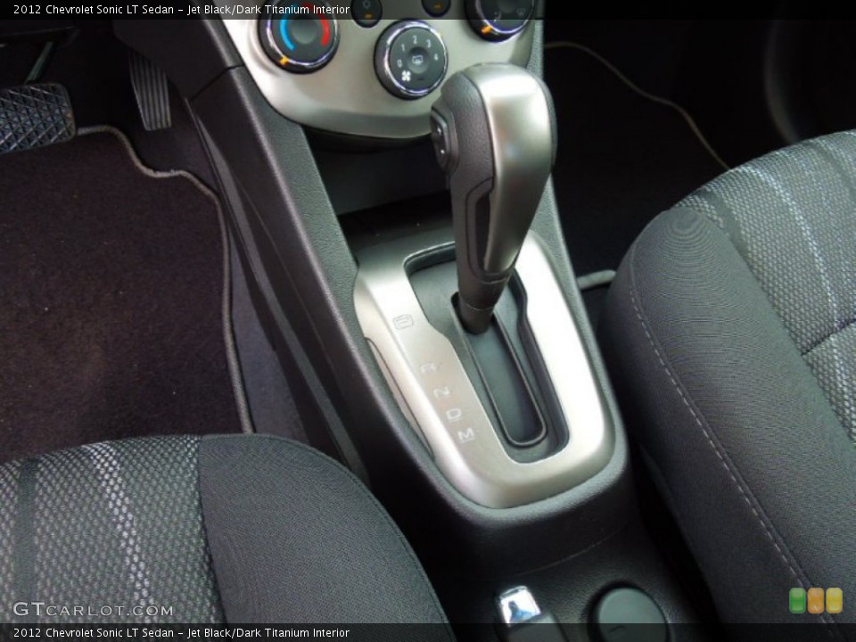 Jet Black/Dark Titanium Interior Transmission for the 2012 Chevrolet Sonic LT Sedan #69729868