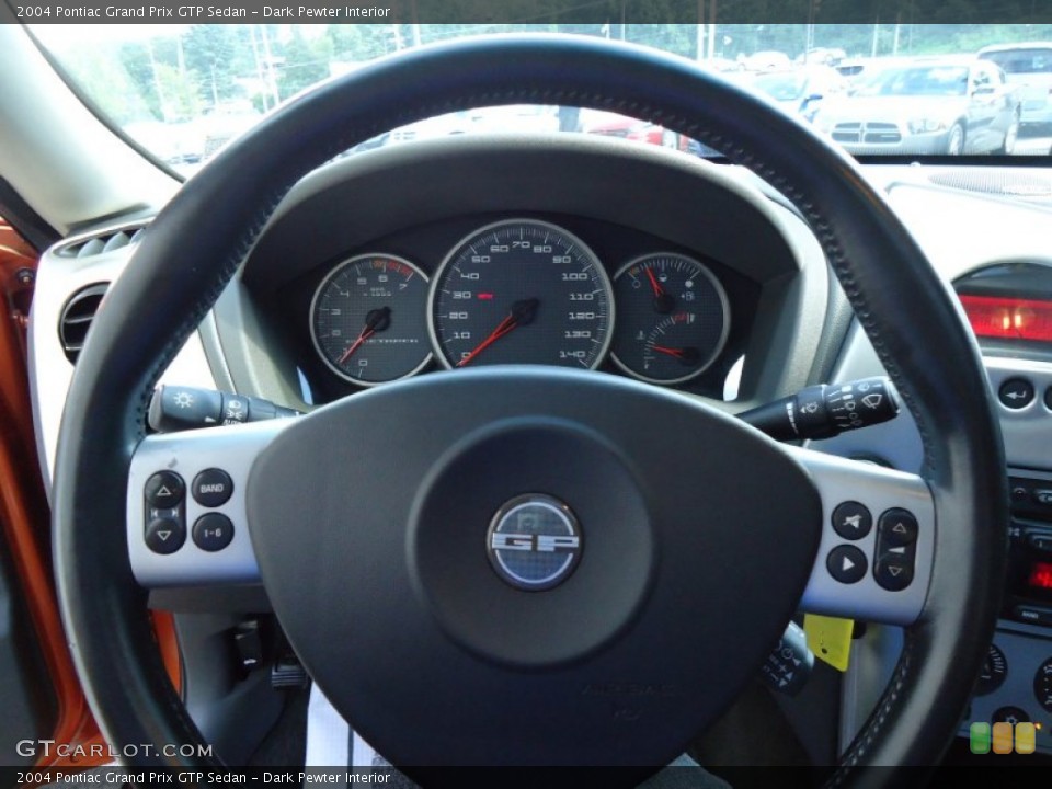 Dark Pewter Interior Steering Wheel for the 2004 Pontiac Grand Prix GTP Sedan #69729901