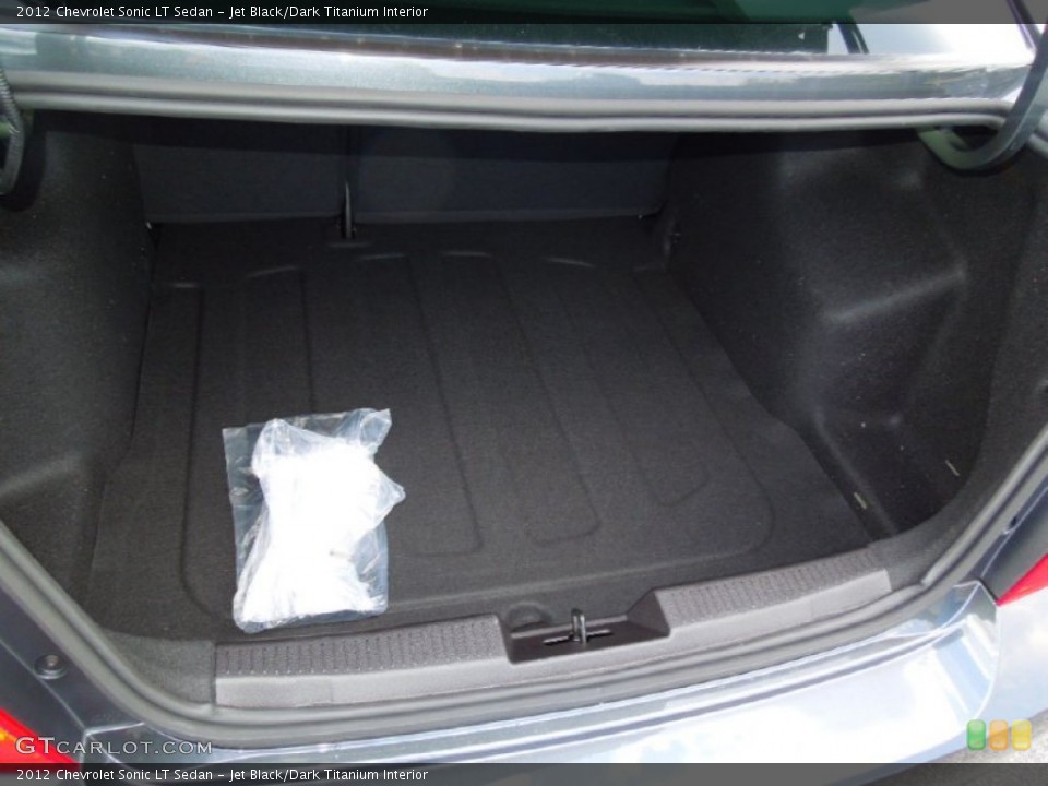 Jet Black/Dark Titanium Interior Trunk for the 2012 Chevrolet Sonic LT Sedan #69729930