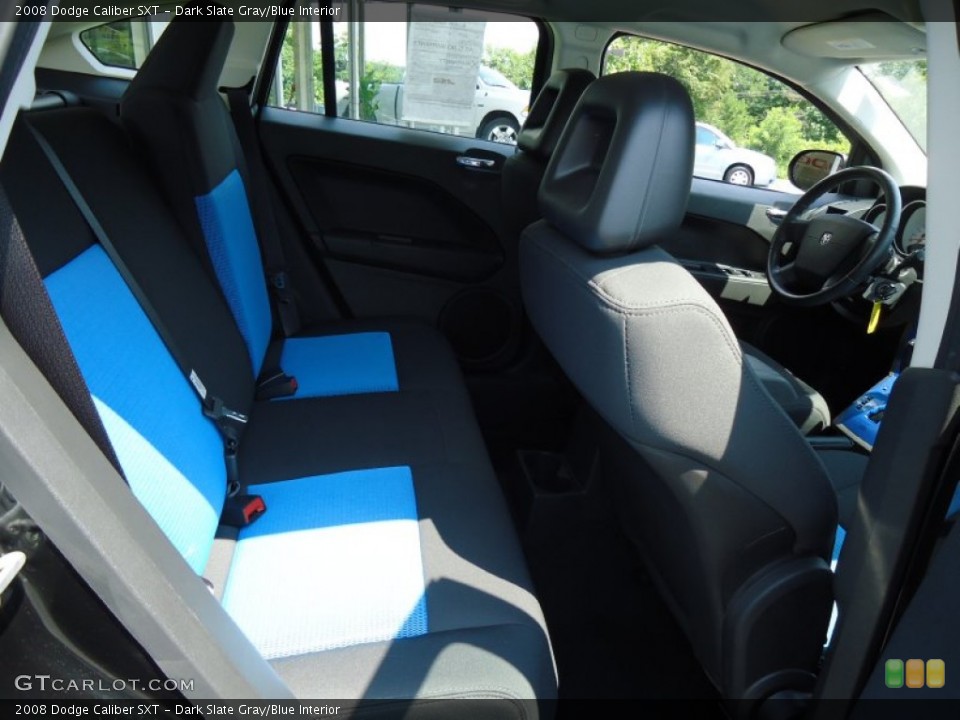 Dark Slate Gray/Blue Interior Rear Seat for the 2008 Dodge Caliber SXT #69730072