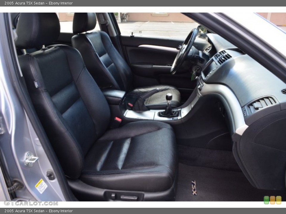 Ebony Interior Front Seat for the 2005 Acura TSX Sedan #69730084