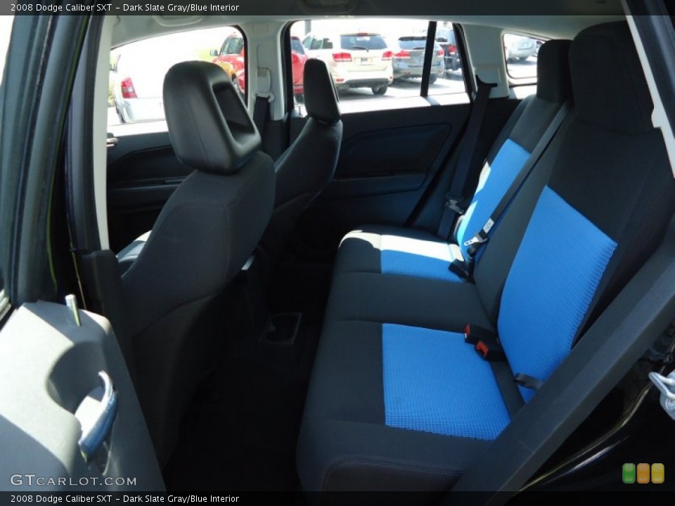 Dark Slate Gray/Blue Interior Rear Seat for the 2008 Dodge Caliber SXT #69730099