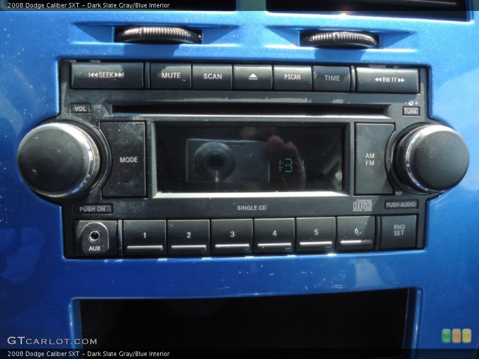 Dark Slate Gray/Blue Interior Audio System for the 2008 Dodge Caliber SXT #69730123
