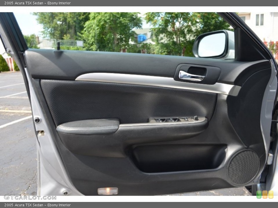 Ebony Interior Door Panel for the 2005 Acura TSX Sedan #69730135