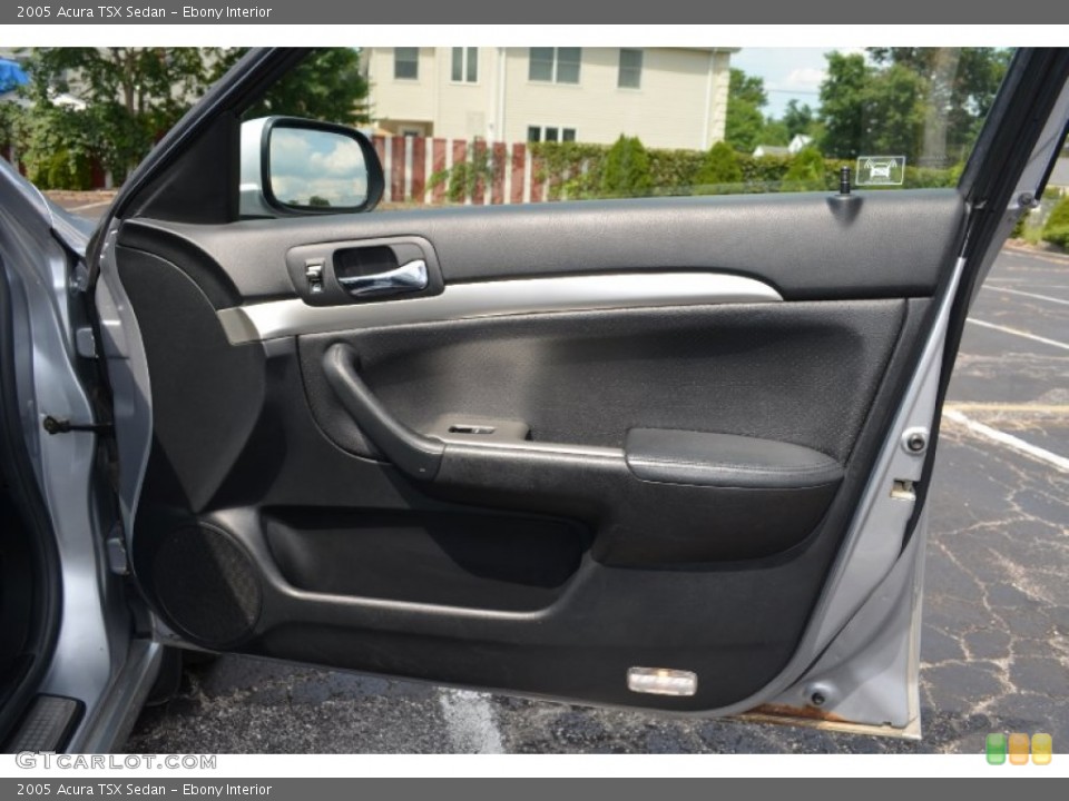 Ebony Interior Door Panel for the 2005 Acura TSX Sedan #69730162
