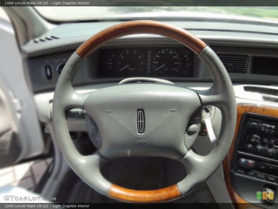 Light Graphite Interior Steering Wheel for the 1998 Lincoln Mark VIII LSC #69730759