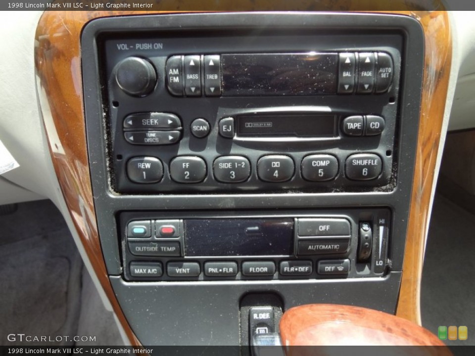 Light Graphite Interior Controls for the 1998 Lincoln Mark VIII LSC #69730771
