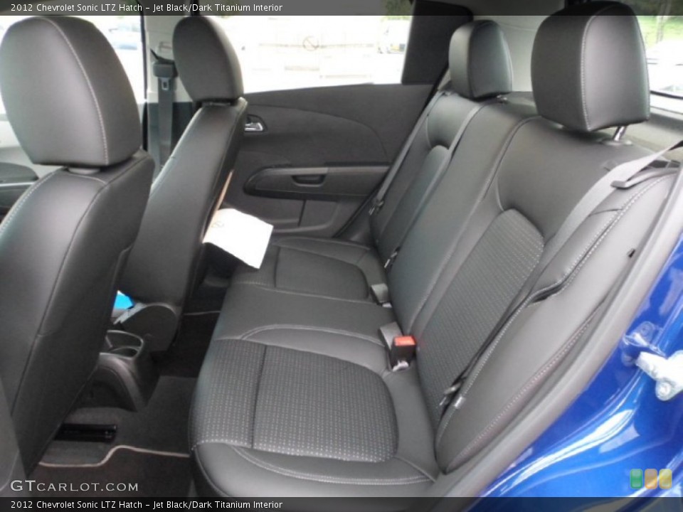 Jet Black/Dark Titanium Interior Rear Seat for the 2012 Chevrolet Sonic LTZ Hatch #69733900