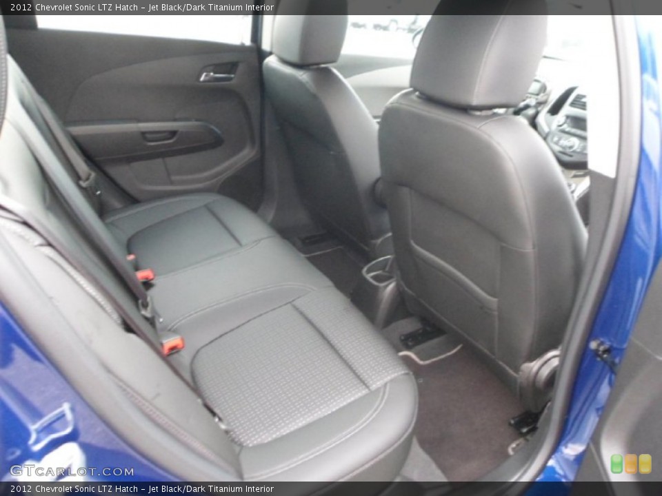 Jet Black/Dark Titanium Interior Rear Seat for the 2012 Chevrolet Sonic LTZ Hatch #69733927