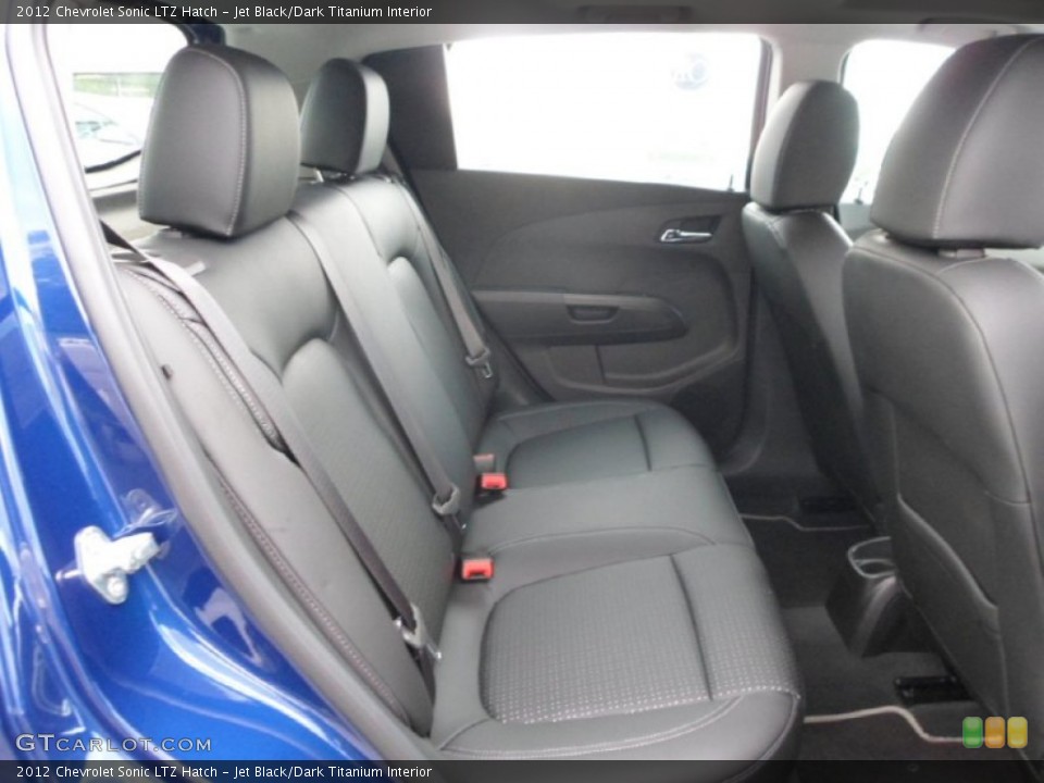 Jet Black/Dark Titanium Interior Rear Seat for the 2012 Chevrolet Sonic LTZ Hatch #69733936