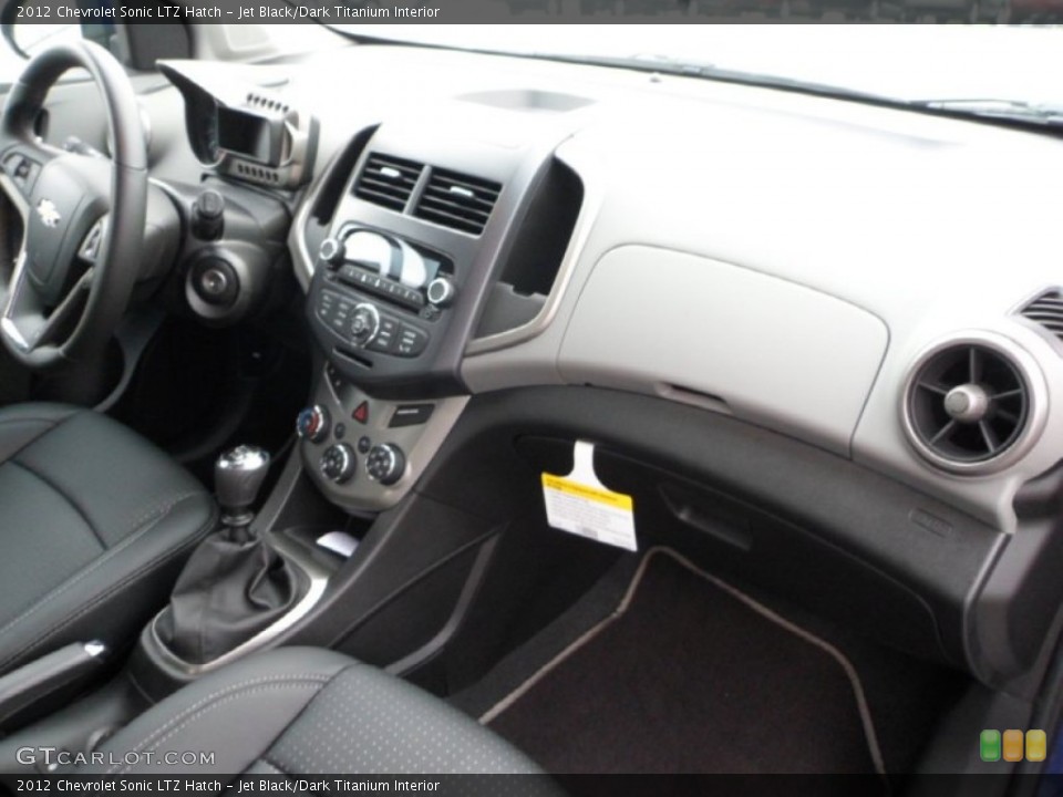 Jet Black/Dark Titanium Interior Dashboard for the 2012 Chevrolet Sonic LTZ Hatch #69733972