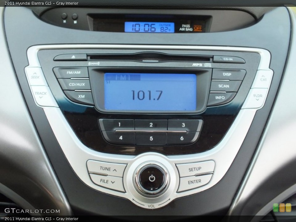Gray Interior Audio System for the 2011 Hyundai Elantra GLS #69737218