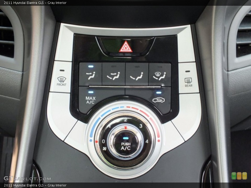 Gray Interior Controls for the 2011 Hyundai Elantra GLS #69737227