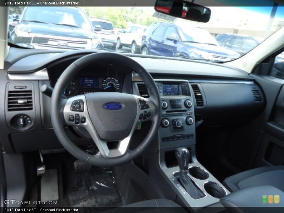 Charcoal Black Interior Dashboard for the 2013 Ford Flex SE #69738730
