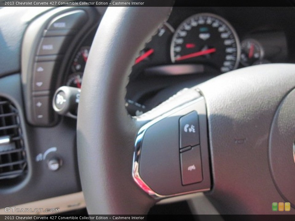 Cashmere Interior Controls for the 2013 Chevrolet Corvette 427 Convertible Collector Edition #69739891