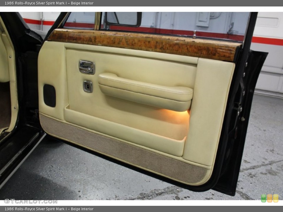 Beige Interior Door Panel for the 1986 Rolls-Royce Silver Spirit Mark I #69742207
