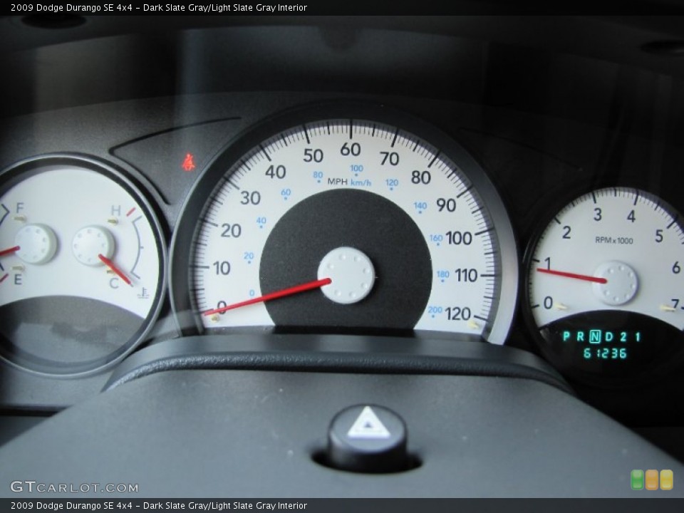 Dark Slate Gray/Light Slate Gray Interior Gauges for the 2009 Dodge Durango SE 4x4 #69742435