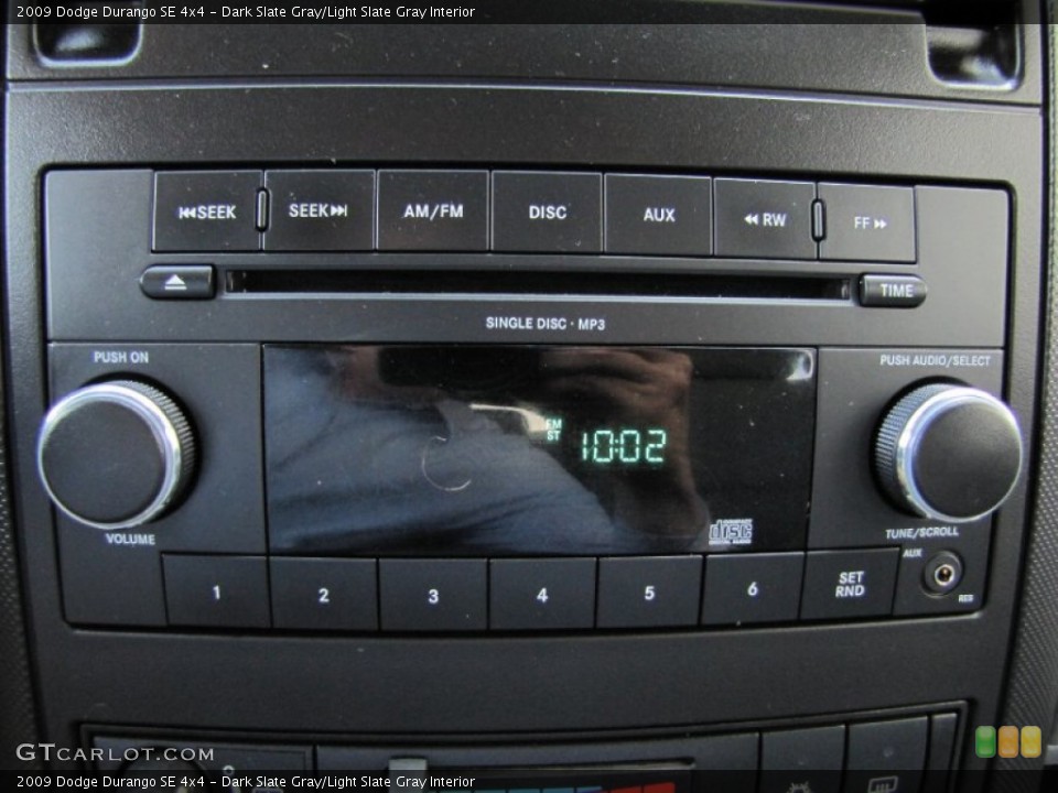 Dark Slate Gray/Light Slate Gray Interior Audio System for the 2009 Dodge Durango SE 4x4 #69742530