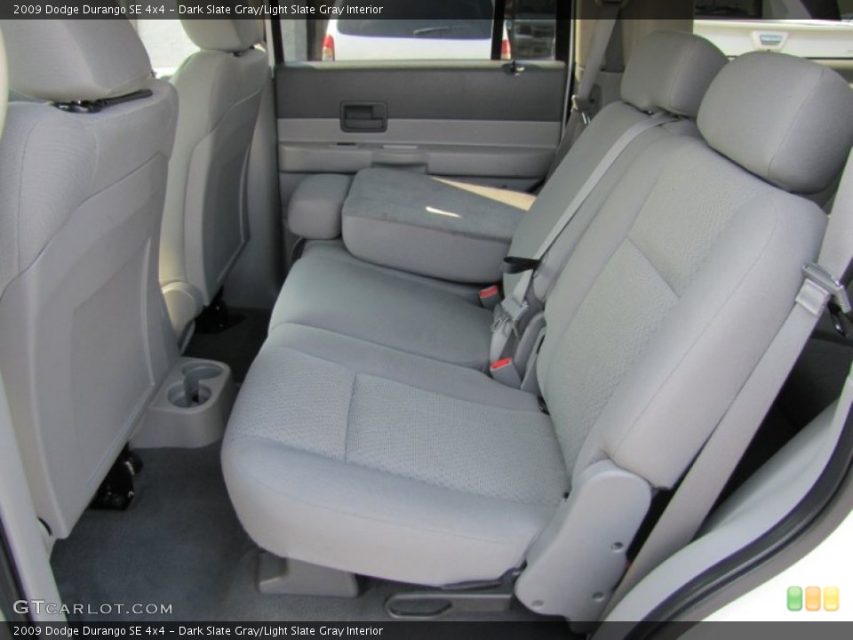 Dark Slate Gray/Light Slate Gray Interior Rear Seat for the 2009 Dodge Durango SE 4x4 #69742570