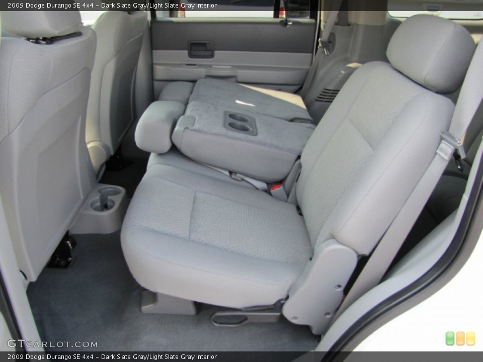 Dark Slate Gray/Light Slate Gray Interior Rear Seat for the 2009 Dodge Durango SE 4x4 #69742585