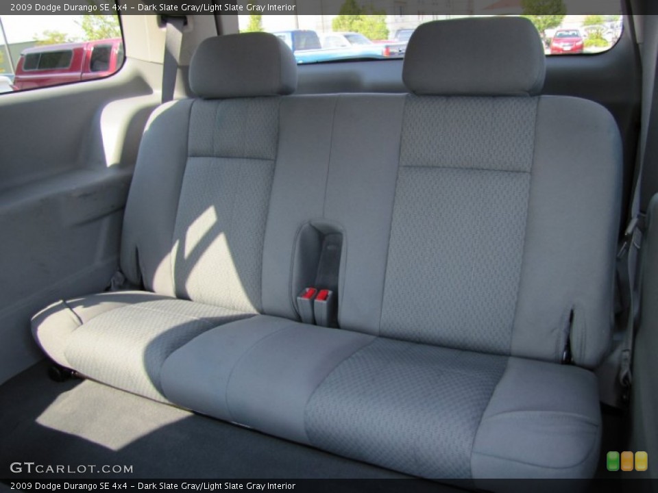 Dark Slate Gray/Light Slate Gray Interior Rear Seat for the 2009 Dodge Durango SE 4x4 #69742610