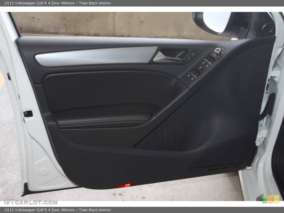 Titan Black Interior Door Panel for the 2013 Volkswagen Golf R 4 Door 4Motion #69745705
