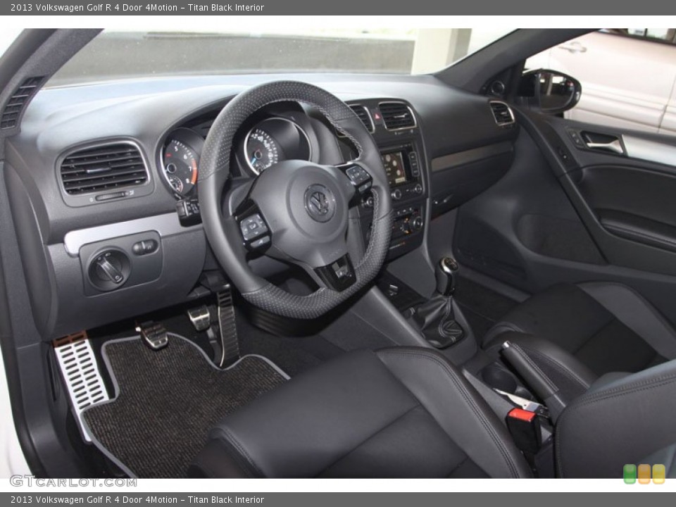 Titan Black Interior Photo for the 2013 Volkswagen Golf R 4 Door 4Motion #69745714