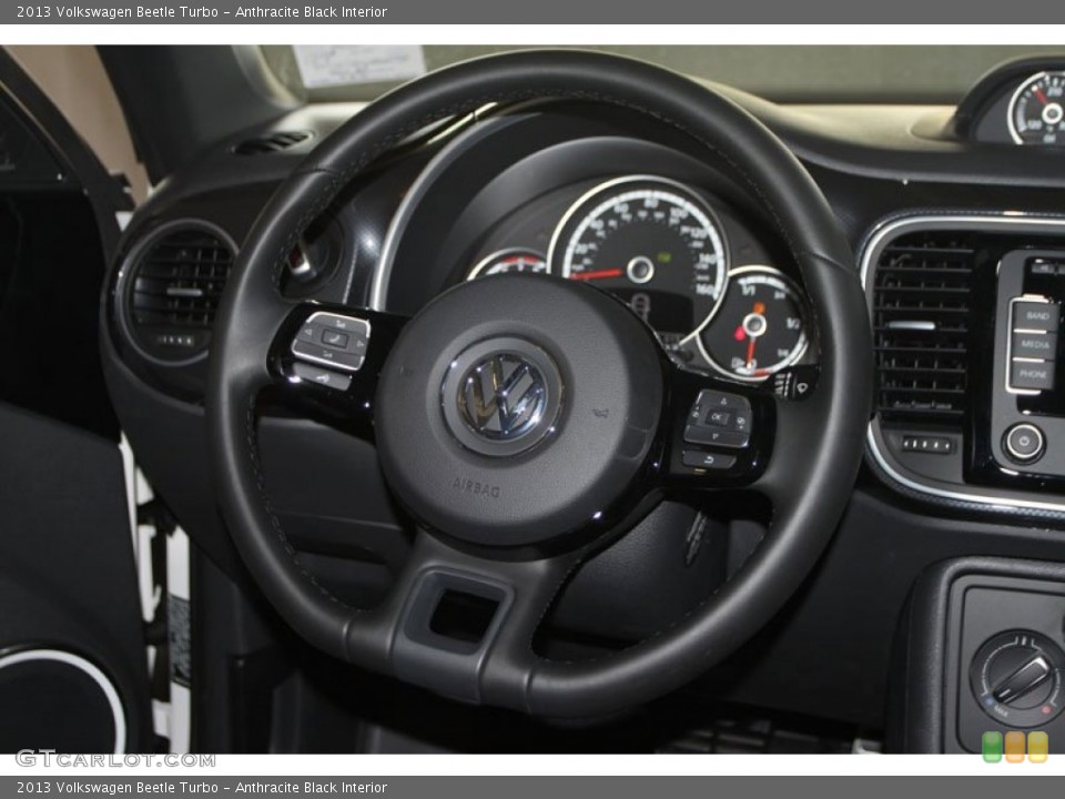 Anthracite Black Interior Steering Wheel for the 2013 Volkswagen Beetle Turbo #69746422