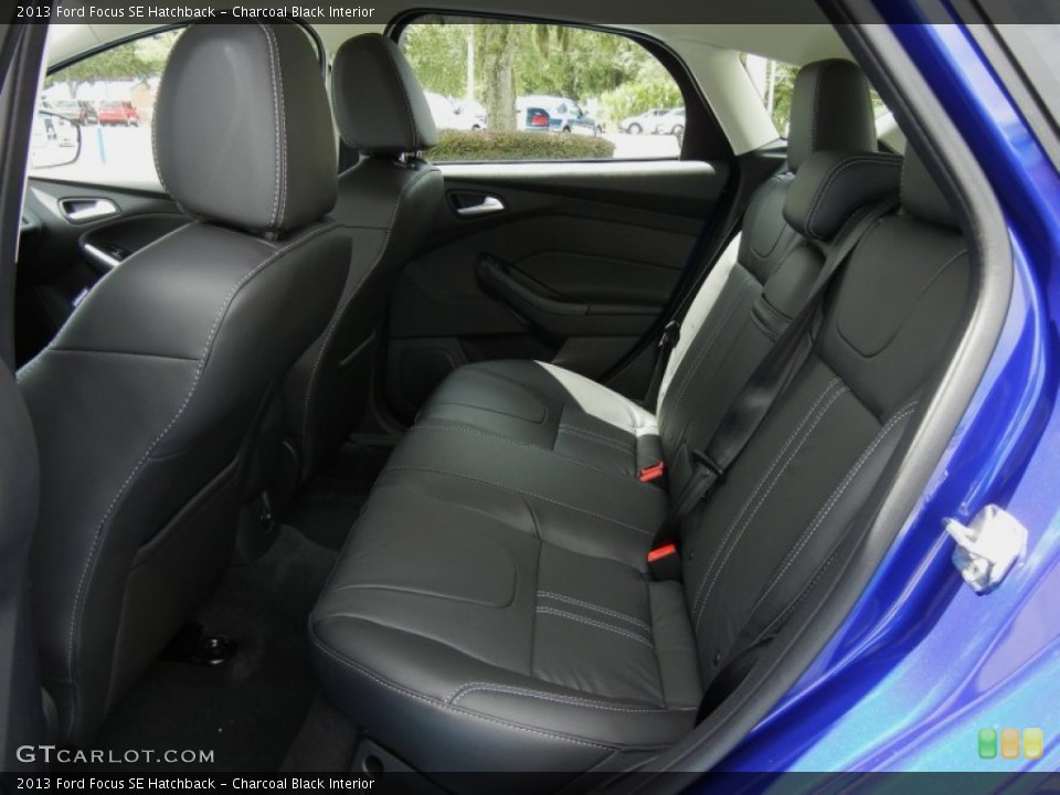 Charcoal Black Interior Rear Seat for the 2013 Ford Focus SE Hatchback #69747403