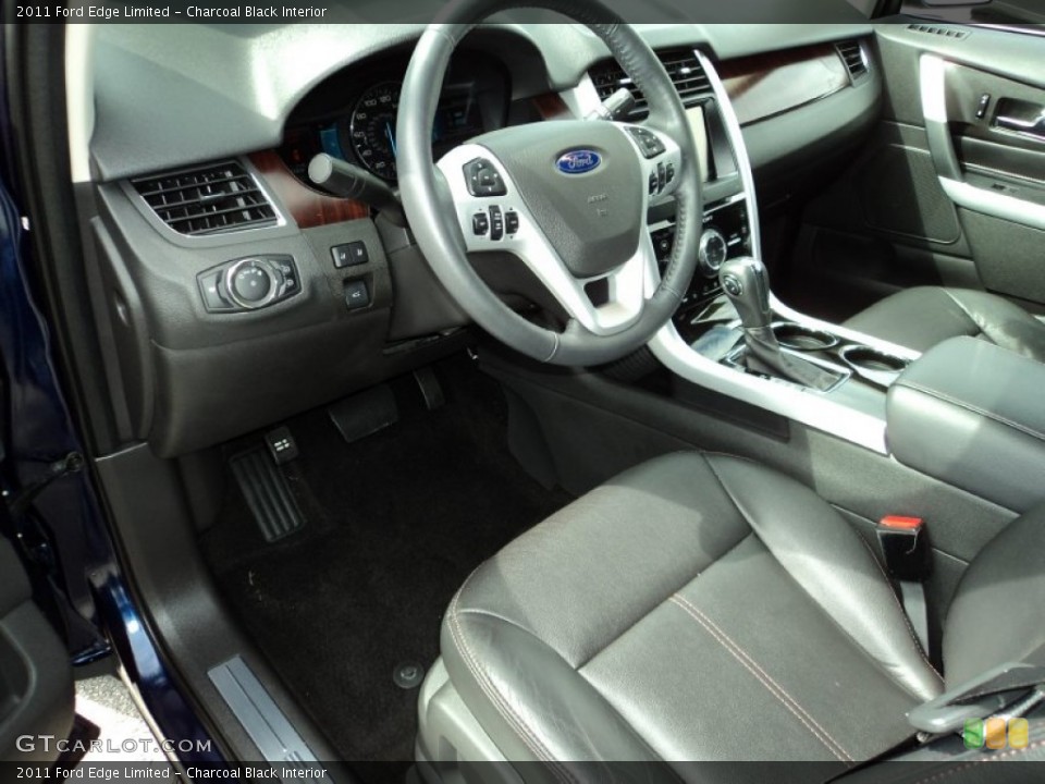 Charcoal Black Interior Prime Interior for the 2011 Ford Edge Limited #69749209