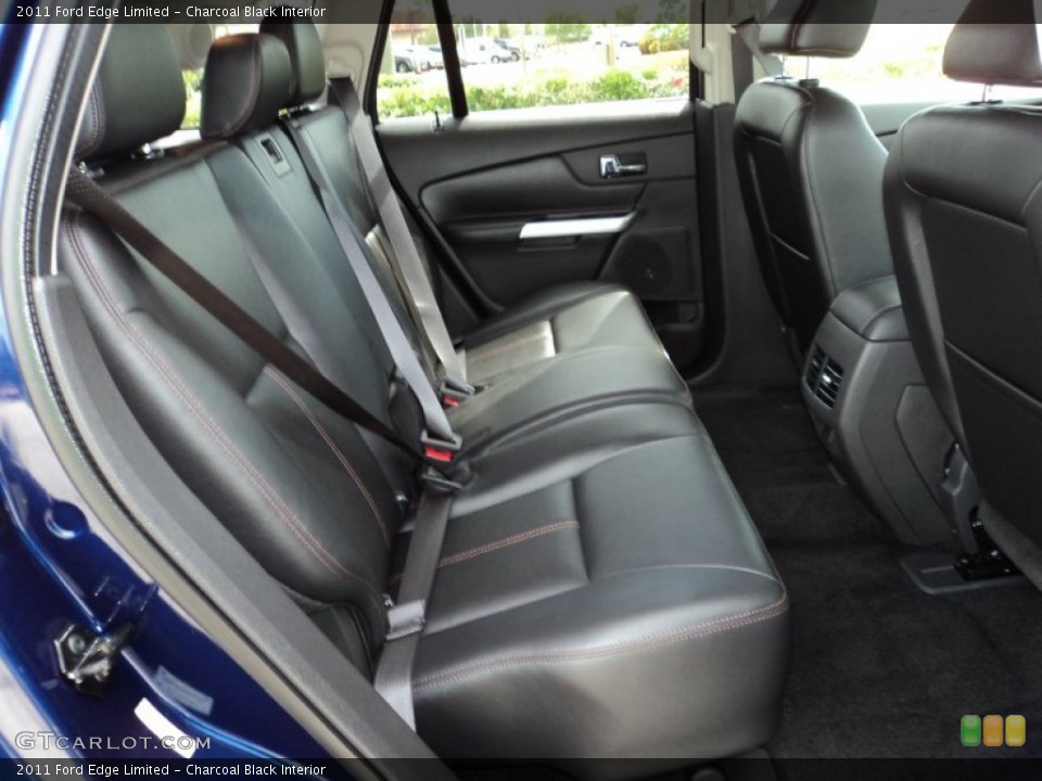 Charcoal Black Interior Rear Seat for the 2011 Ford Edge Limited #69749251