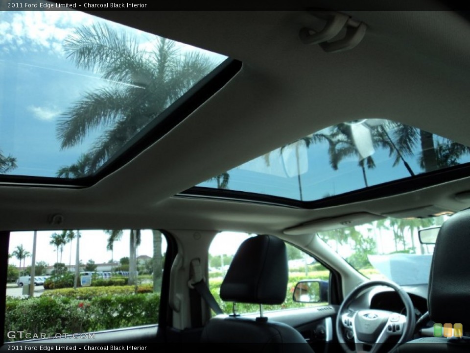 Charcoal Black Interior Sunroof for the 2011 Ford Edge Limited #69749293