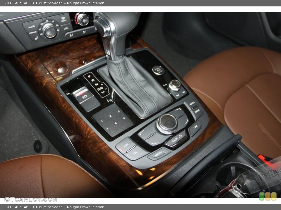 Nougat Brown Interior Transmission for the 2013 Audi A6 3.0T quattro Sedan #69749920