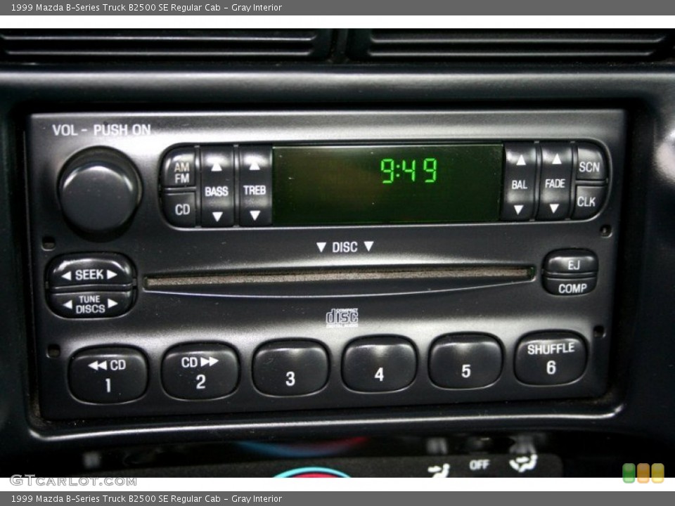 Gray Interior Audio System for the 1999 Mazda B-Series Truck B2500 SE Regular Cab #69750001