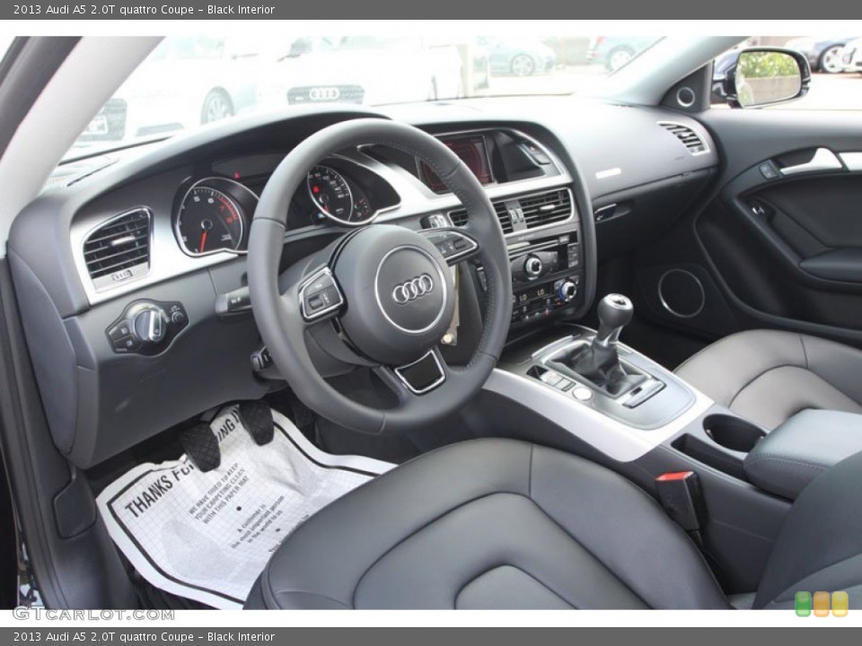Black Interior Prime Interior for the 2013 Audi A5 2.0T quattro Coupe #69750079
