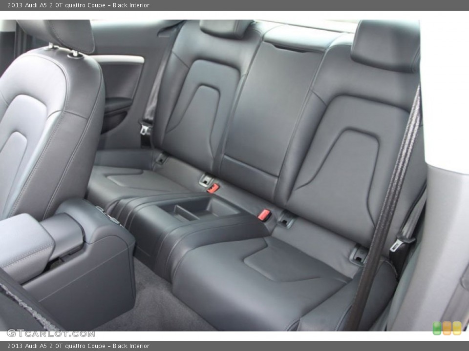 Black Interior Rear Seat for the 2013 Audi A5 2.0T quattro Coupe #69750097