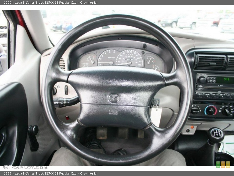 Gray Interior Steering Wheel for the 1999 Mazda B-Series Truck B2500 SE Regular Cab #69750100