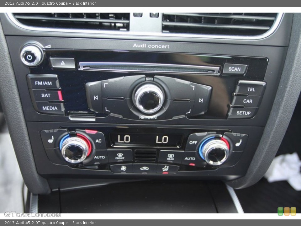 Black Interior Controls for the 2013 Audi A5 2.0T quattro Coupe #69750139