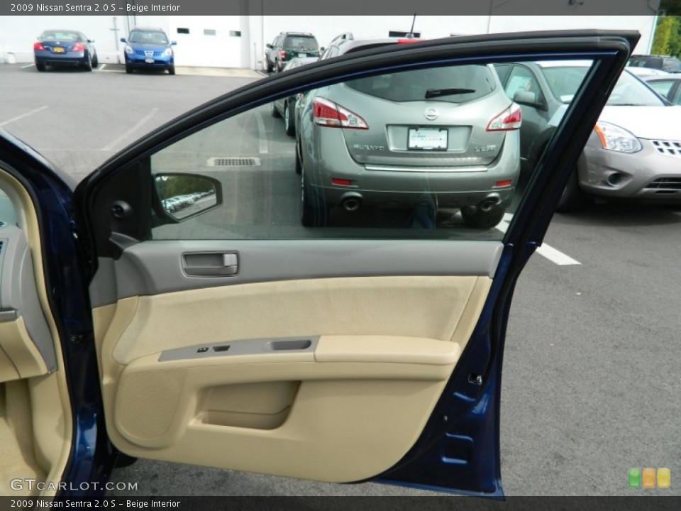 Beige Interior Door Panel for the 2009 Nissan Sentra 2.0 S #69750907