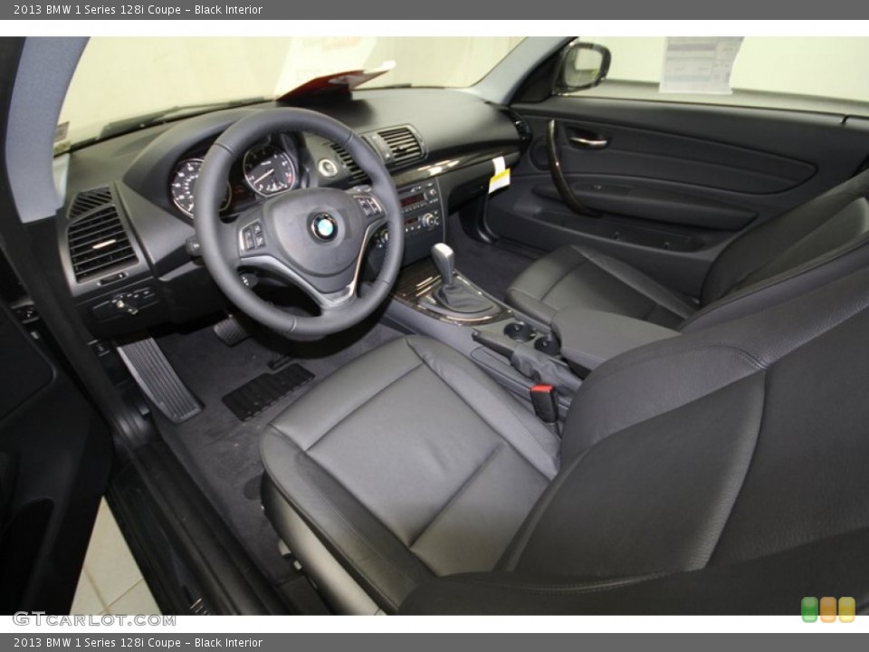 Black Interior Prime Interior for the 2013 BMW 1 Series 128i Coupe #69753352
