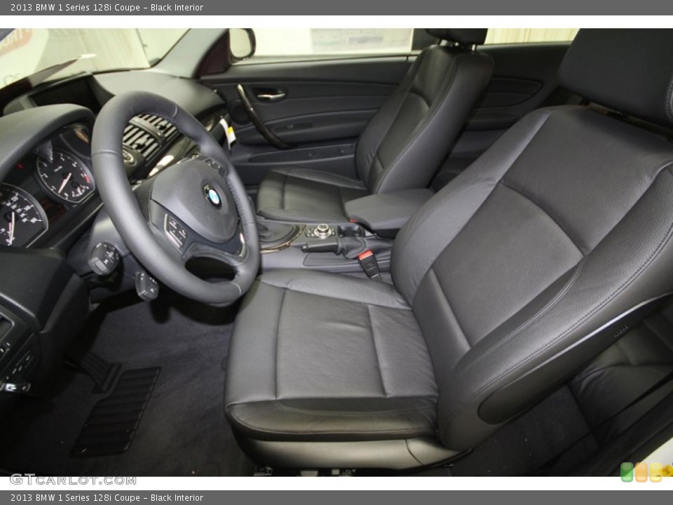 Black Interior Front Seat for the 2013 BMW 1 Series 128i Coupe #69753481