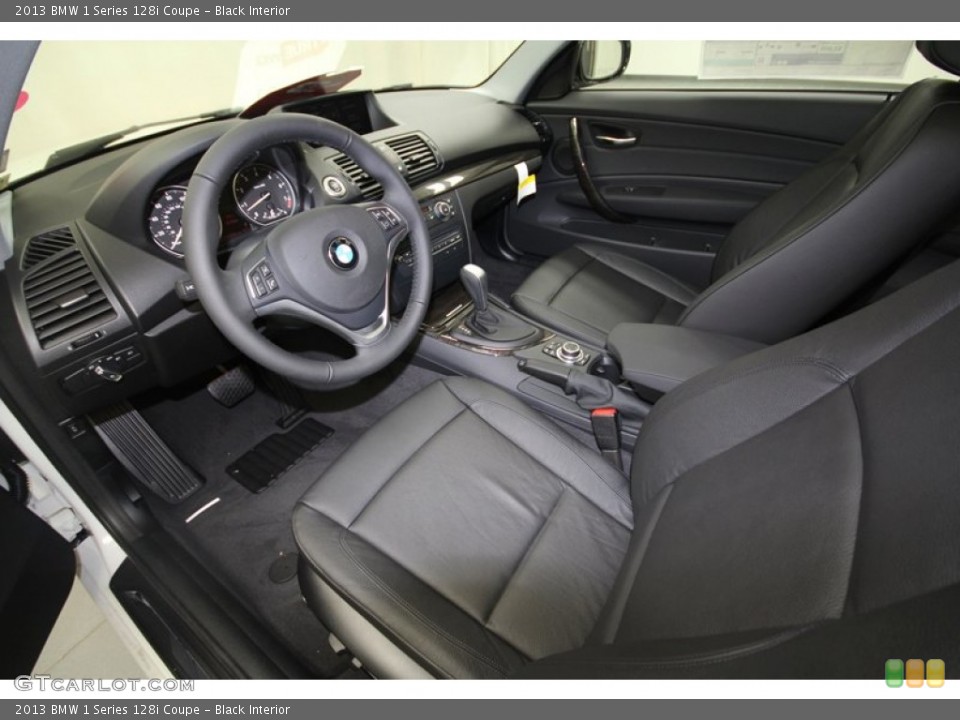 Black Interior Prime Interior for the 2013 BMW 1 Series 128i Coupe #69753542