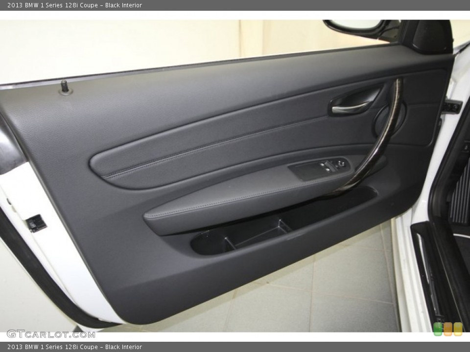 Black Interior Door Panel for the 2013 BMW 1 Series 128i Coupe #69753559
