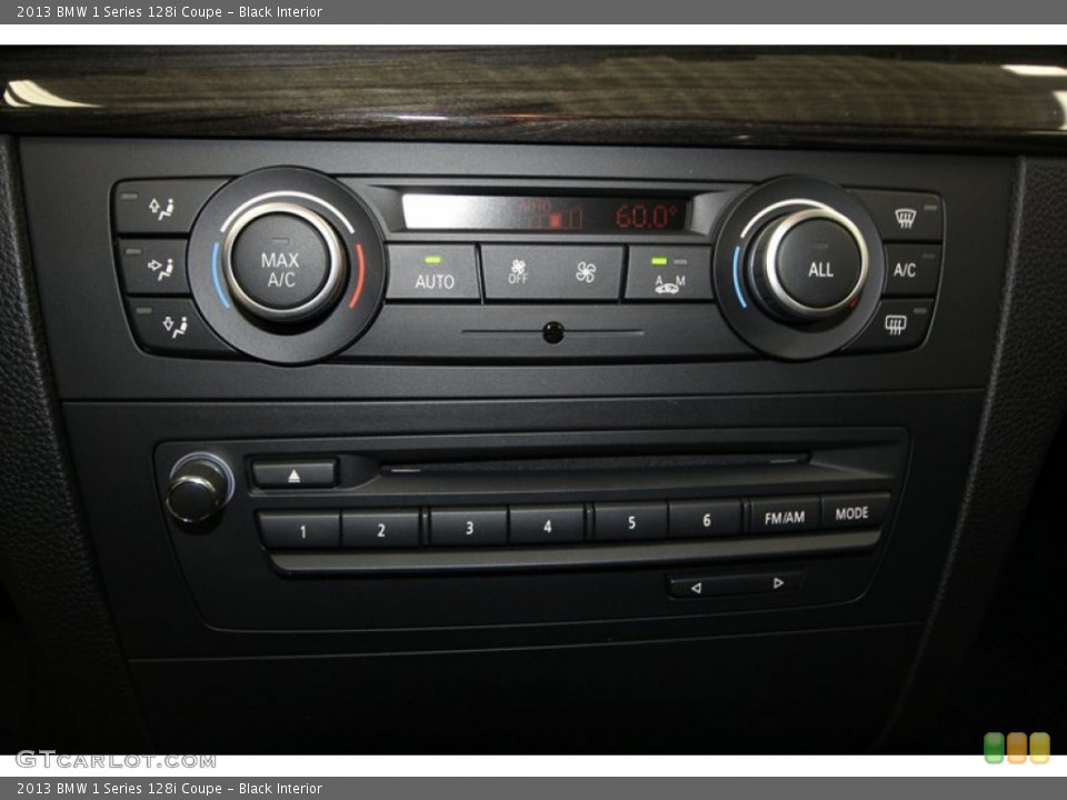 Black Interior Controls for the 2013 BMW 1 Series 128i Coupe #69753592