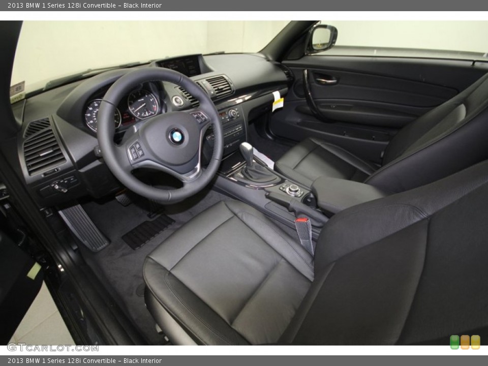Black Interior Prime Interior for the 2013 BMW 1 Series 128i Convertible #69753682