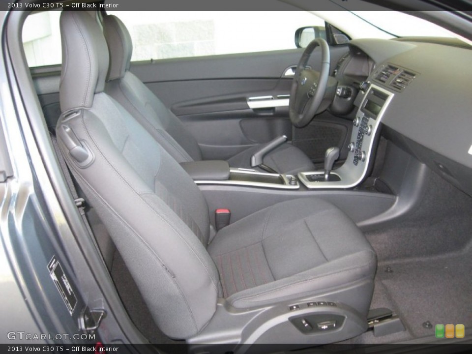 Off Black Interior Front Seat for the 2013 Volvo C30 T5 #69754540