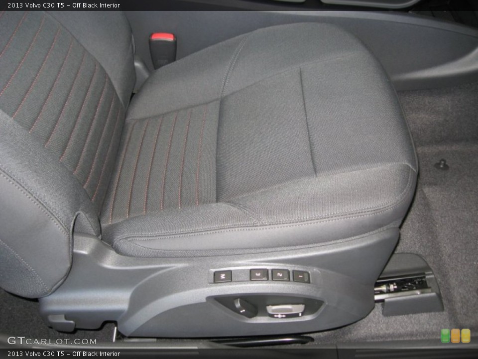 Off Black Interior Front Seat for the 2013 Volvo C30 T5 #69754549