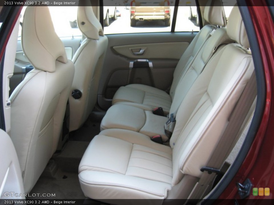 Beige Interior Rear Seat for the 2013 Volvo XC90 3.2 AWD #69755053